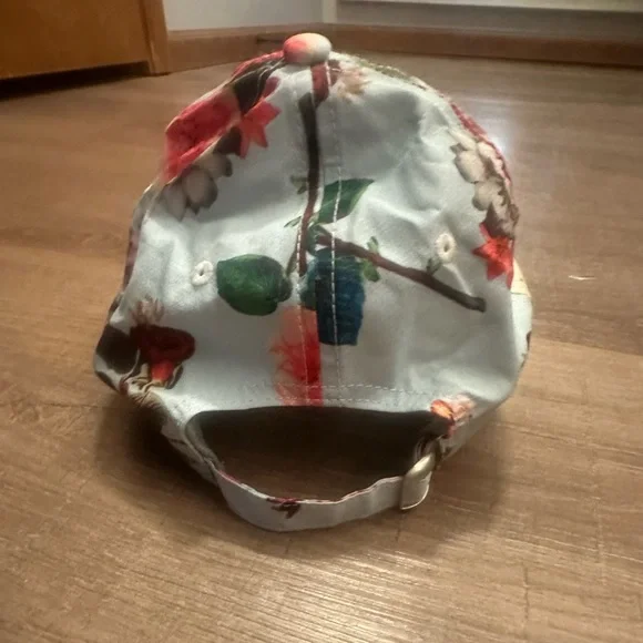 KC Chiefs Floral Baseball Cap with Embroidered Logo - Picture 2 of 2